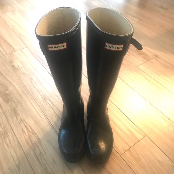 Hunter Shoes - Hunter Tall Black Rain Boots